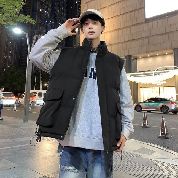 情侶背心 鋪棉保暖 潮流率性 背心外套 情侶背心,背心外套,背心,厚背心,鋪棉,保暖,叫阿潮