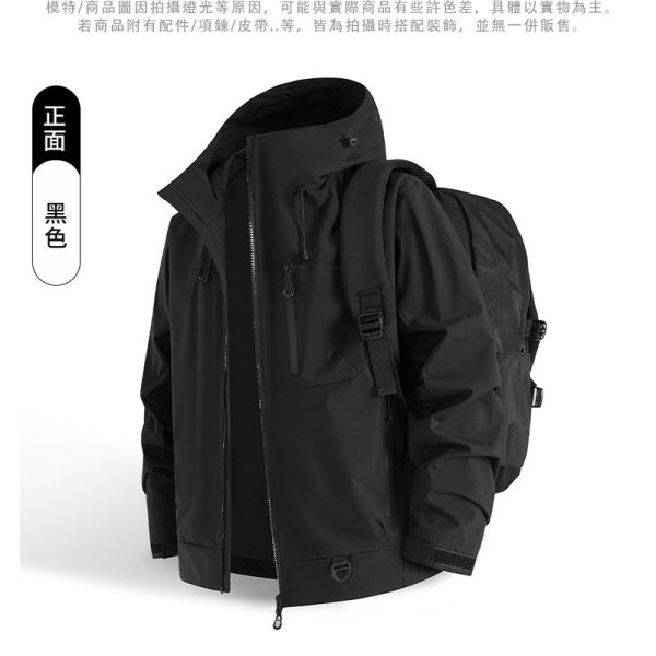 情侶款 防潑水 防風 撞色個性搭配 戶外穿 風衣 連帽外套 外套,情侶外套,防潑水,風衣,衝鋒,叫阿潮,連帽外套,男生外套,女生外套