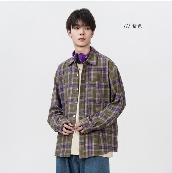 經典不敗 格紋 休閒 長袖襯衫 襯衫,長袖襯衫,格紋襯衫,格子襯衫,男生襯衫,襯衫外套,叫阿潮