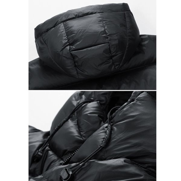 情侶外套 防風保暖 個性黑 羽絨外套 羽絨外套,情侶外套,外套,男生外套,鋪棉外套,保暖,叫阿潮