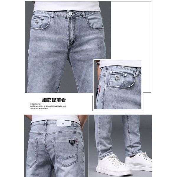 丹寧 水洗刷舊 淺色系 休閒褲 牛仔長褲 丹寧,牛仔褲,休閒褲,牛仔長褲,長褲,彈力牛仔,男生長褲,叫阿潮
