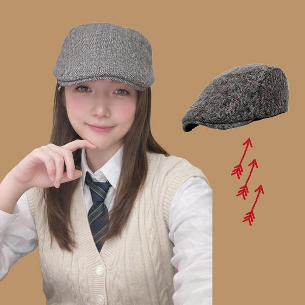 毛呢料 復古英倫風鴨舌帽 帽子,鴨舌帽,小偷帽,前進帽,狩獵帽,扁帽,叫阿潮