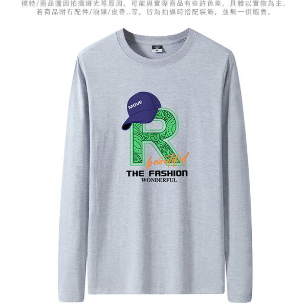 韓版修身 加大尺碼 FASHION 舒適透氣 棉質 長袖T恤 T恤,棉t,純棉,長袖t恤,男生t恤,叫阿潮