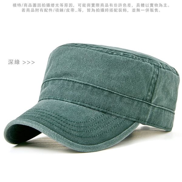 大頭圍 復古 水洗 牛仔布帽 平頂帽 軍帽 男帽 女帽 帽子 軍帽,平頂帽,帽子,牛仔帽,防曬帽,男生帽子,女生帽子