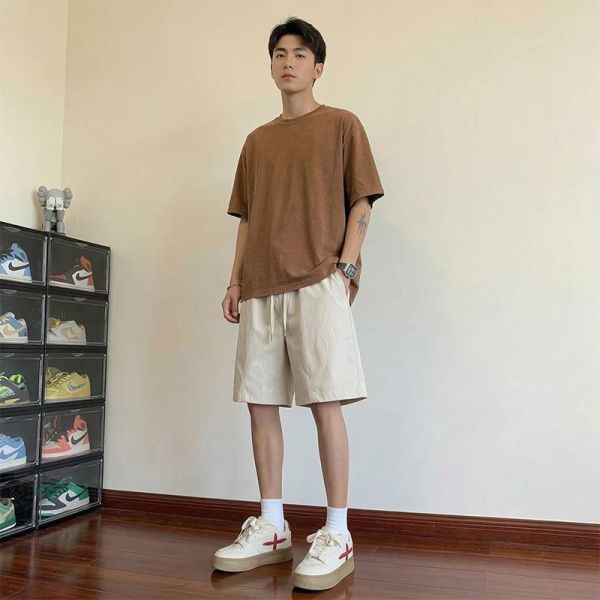 夏季輕薄速乾短褲 寬鬆五分褲 短褲,涼感褲,五分褲,寬鬆短褲,男生短褲,叫阿潮