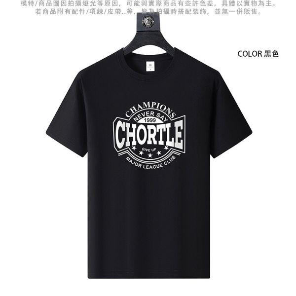 圓領 加大尺碼(S~6XL) 情侶t恤 純棉 字母印花 短袖t恤 T恤,短袖T恤,情侶T恤,純棉T恤,棉T,男生短袖,短T,叫阿潮