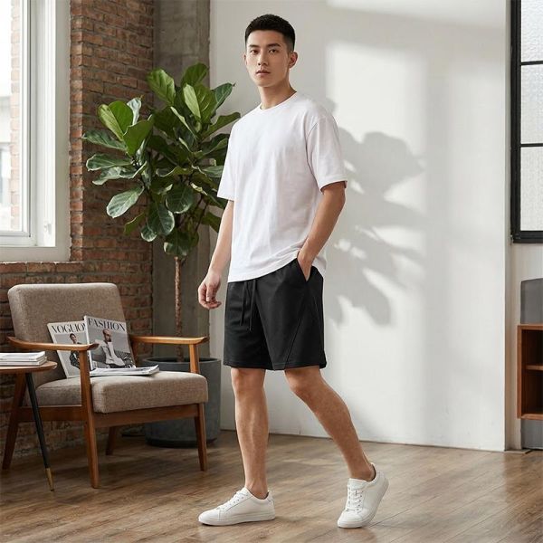 韓系寬鬆短褲 舒適百搭運動短褲 短褲,韓系短褲,五分褲,寬鬆短褲,男生短褲,叫阿潮