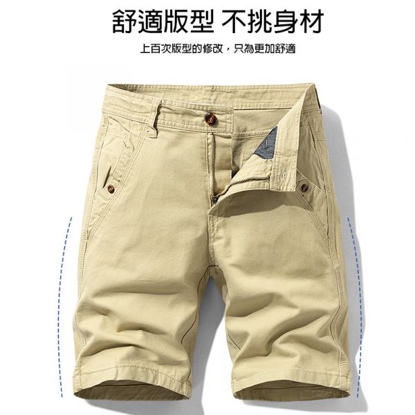 現貨【只剩-深藍30】修身剪裁 百搭素色 五分褲 休閒短褲 短褲,休閒褲,工作褲,牛仔