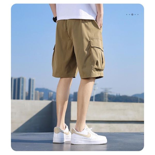 加大尺碼 (M~8XL) 冰感 美式工裝褲 大口袋 涼感 工作褲 休閒短褲 短褲,休閒褲,涼感褲,冰絲,工作褲,工裝褲,男生短褲,叫阿潮
