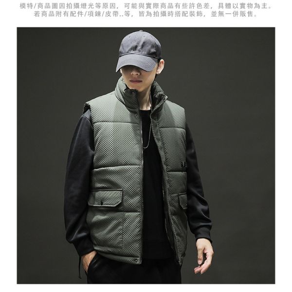 加大尺碼 立領有型 鋪棉保暖 禦寒 背心外套 禦寒,保暖,防風,鋪棉,背心,背心外套,外套,叫阿潮