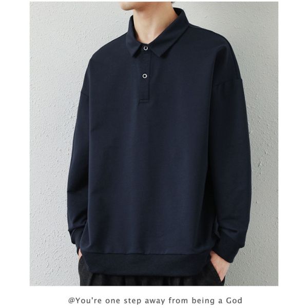 日常穿搭 休閒有型 素色 polo衫 長袖POLO POLO,Polo衫,長袖polo,素色polo,叫阿潮