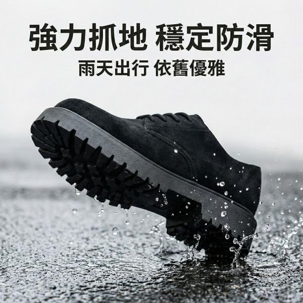 復古麂皮厚底德比鞋 男生工裝鞋 防滑百搭男鞋 德比鞋,厚底鞋,休閒鞋,麂皮鞋,鞋子,增高鞋,叫阿潮,工裝鞋