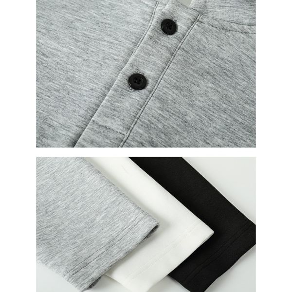 韓系 亨利領長袖上衣 百搭素色 長袖t恤 長袖t恤,亨利領,冬天上衣,韓系衣服,叫阿潮