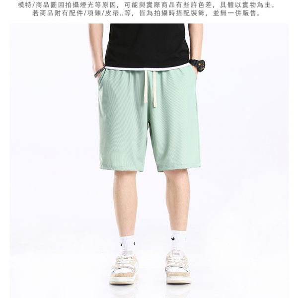 現貨【只剩-軍綠L】腰圍鬆緊 涼感 速乾 運動褲 休閒短褲 涼感褲,短褲,休閒短褲,休閒褲,運動褲,男生褲子,速乾褲
