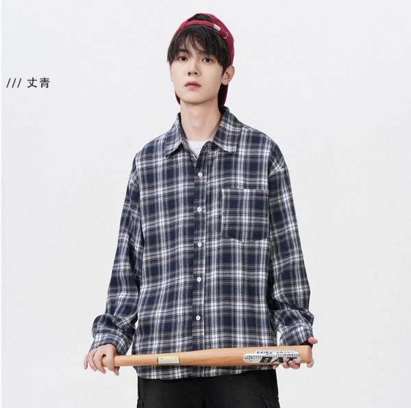 經典不敗 格紋 休閒 長袖襯衫 襯衫,長袖襯衫,格紋襯衫,格子襯衫,男生襯衫,襯衫外套,叫阿潮