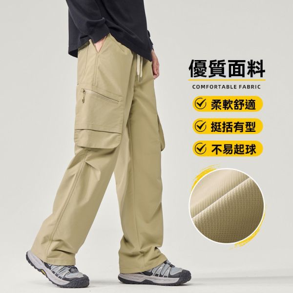 美式工裝 側邊口袋 寬鬆個性 休閒長褲 美式工裝,工裝褲,工作褲,休閒長褲,長褲,男生長褲,叫阿潮