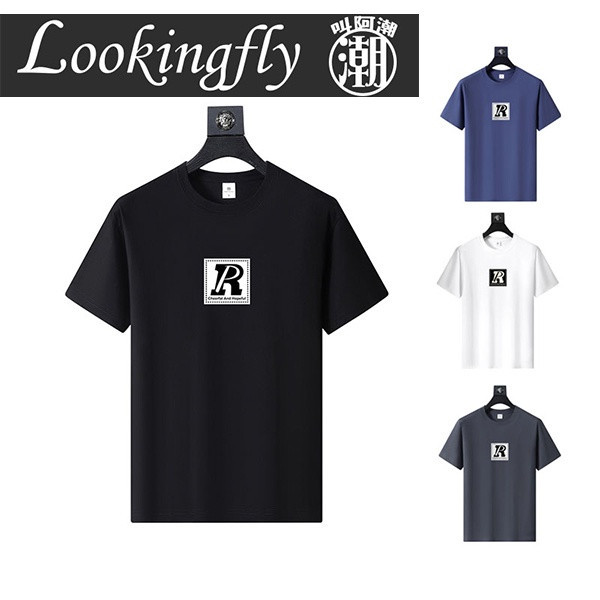 圓領 加大尺碼(S~6XL) 情侶t恤 純棉 字母LOGO 短袖t恤 T恤,短袖T恤,情侶T恤,純棉T恤,棉T,男生短袖,短T,叫阿潮