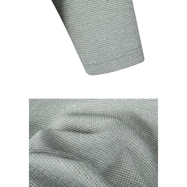 華夫格長袖 V領 寬鬆剪裁 假兩件 長袖t恤 長袖t恤,v領t恤,華夫格,男生上衣,寬鬆t恤,叫阿潮