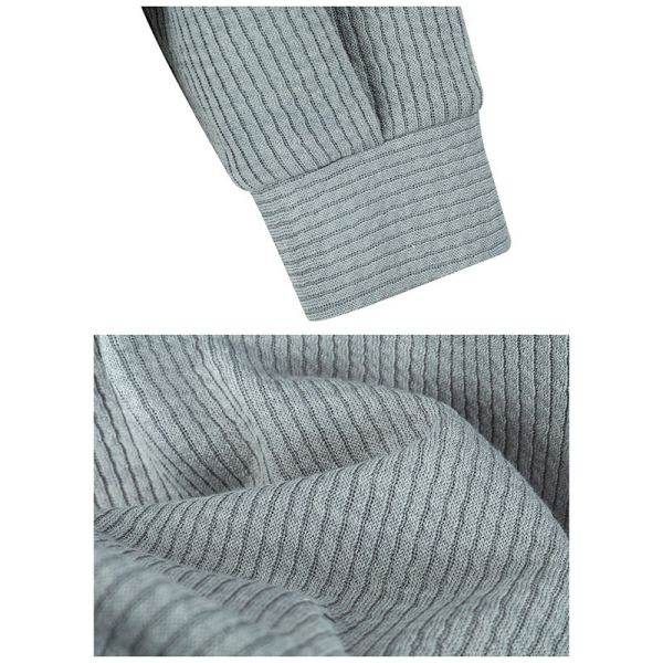 V領寬鬆 坑條上衣 長袖t恤 坑條上衣,針織,長袖t恤,v領,寬鬆上衣,叫阿潮