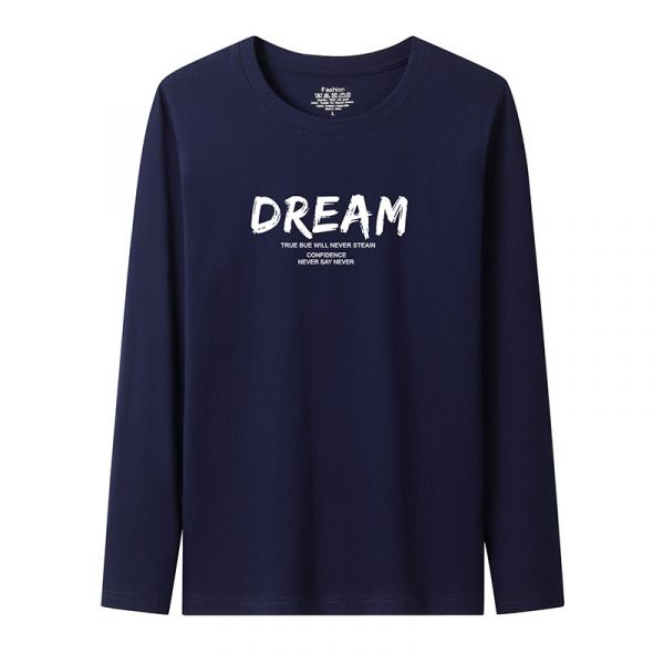 韓版修身 DREAM 美式印花 長袖T恤 上衣,T恤,長袖