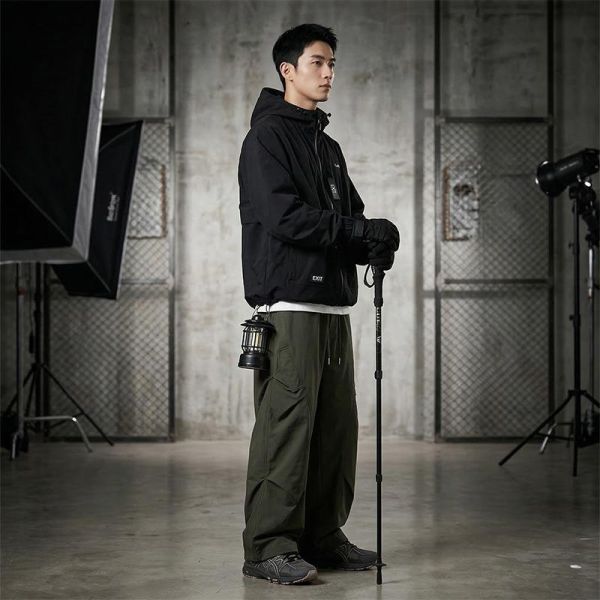 戶外機能工裝寬褲 立體剪裁直筒長褲 寬褲,機能長褲,防潑水長褲,工作褲,長褲,叫阿潮