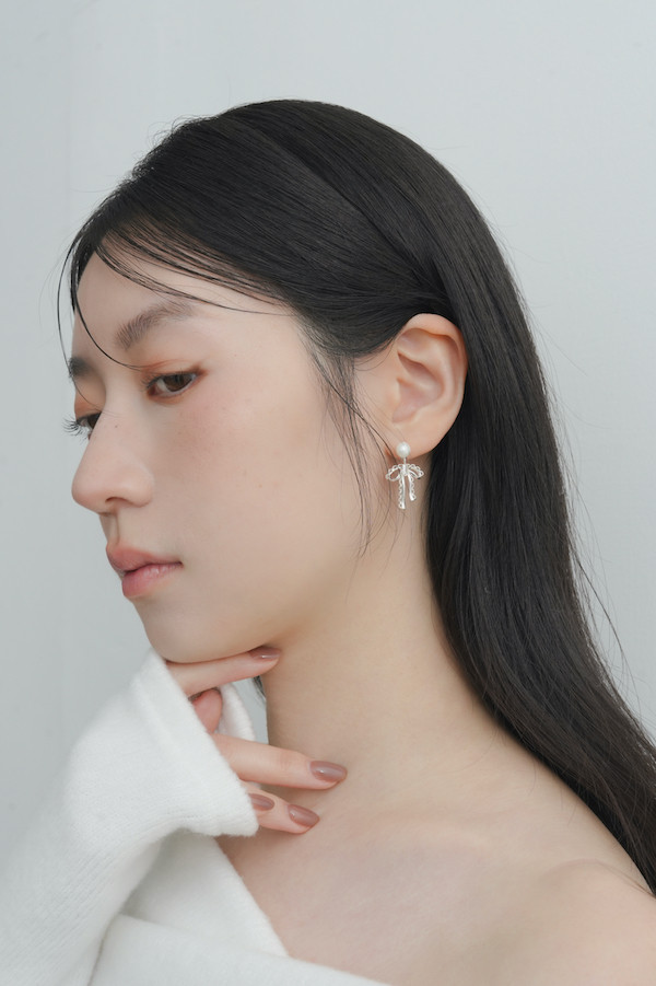 蝴蝶蝶珍珠耳針 