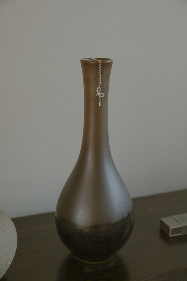 佳蓁補價差下單處-925純銀蝴蝶結水鑽項鍊 