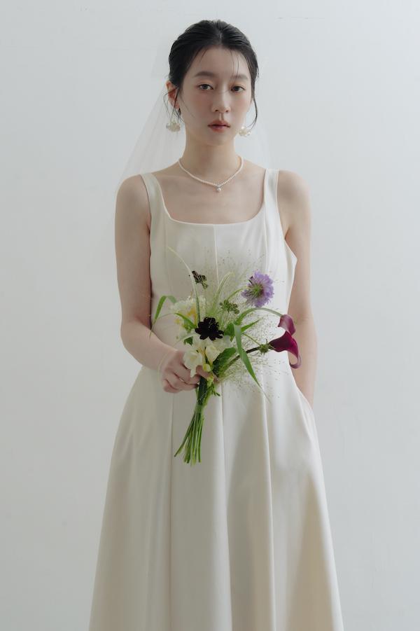 單顆水鑽珍珠項鍊 