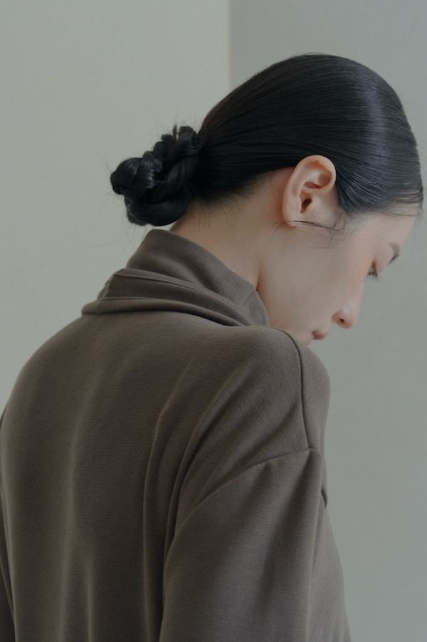 設計感兩件式造型洋裝(深棕) 