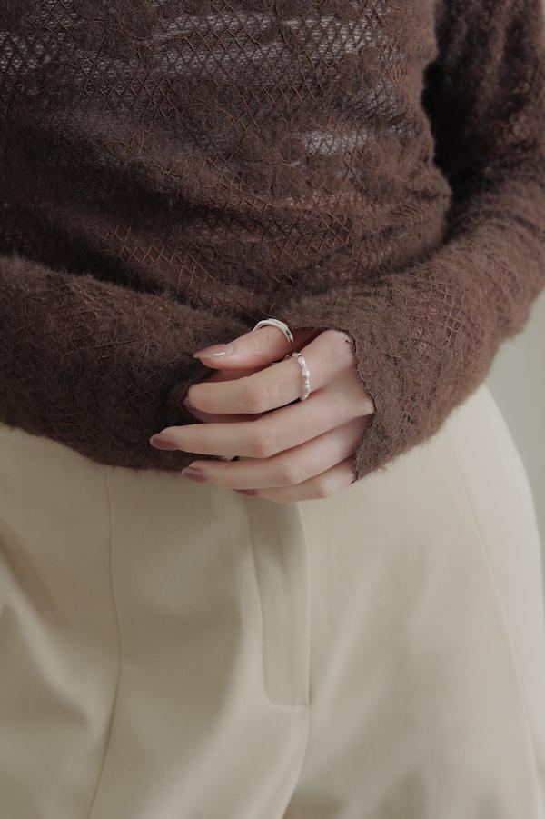 簡約時髦套戒二入組 