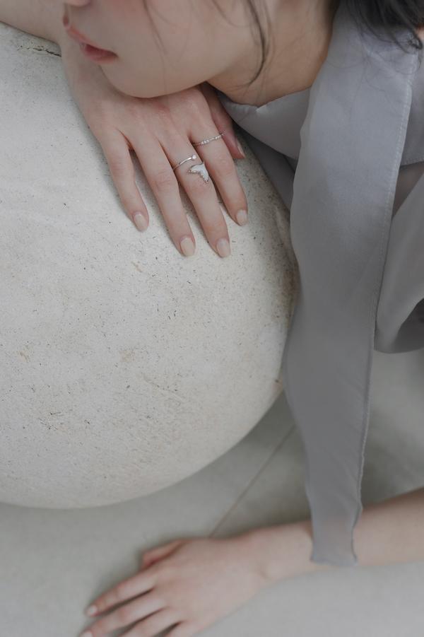 人魚尾巴二入套戒組 