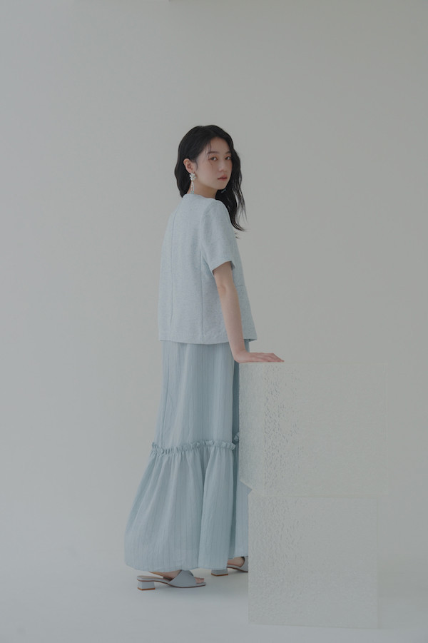 小香風愛心銀釦外套(藍) 
