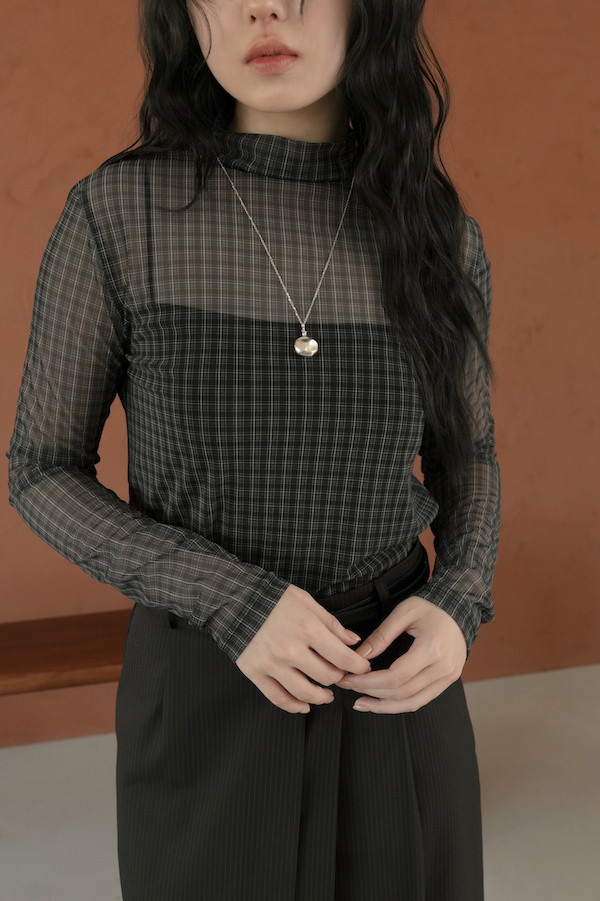 不規則墜飾純銀項鍊 