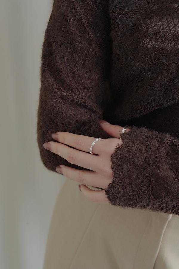 簡約時髦套戒二入組 