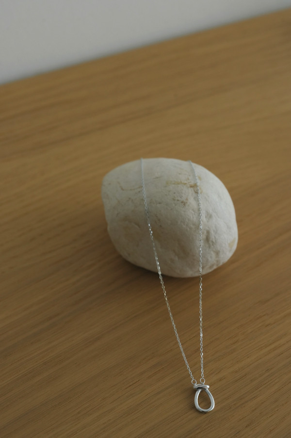 簡約925純銀圈圈項鍊 