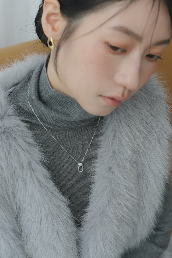 簡約925純銀圈圈項鍊 