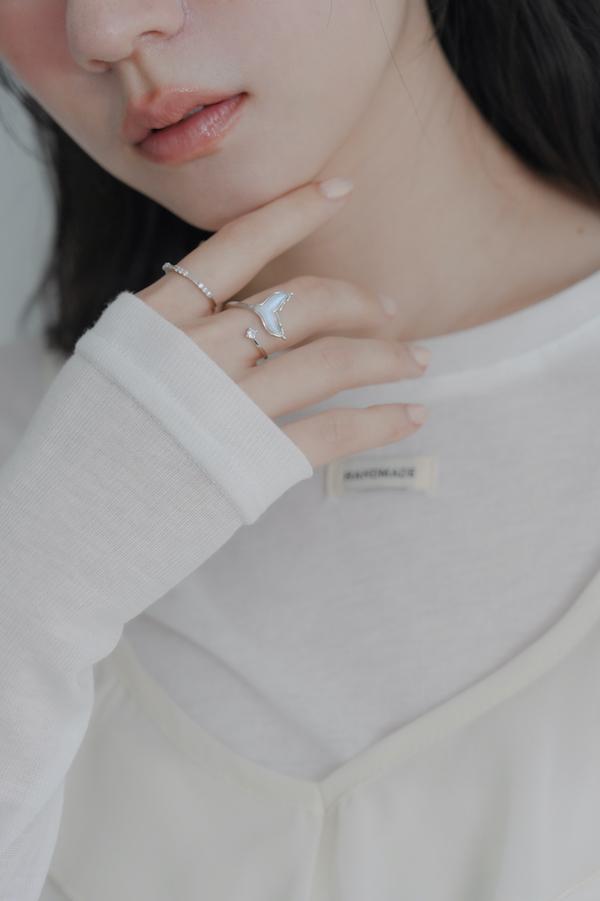 人魚尾巴二入套戒組 