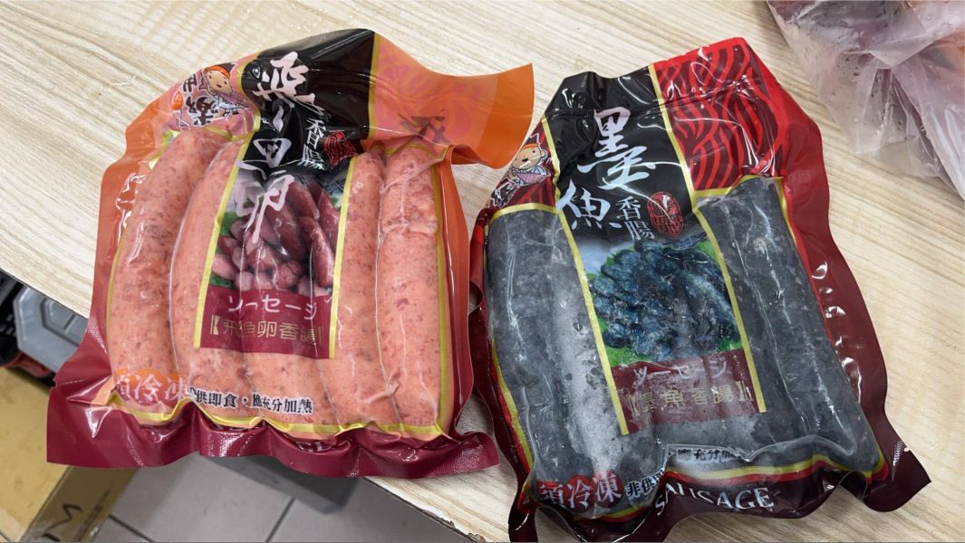 飛魚卵香腸5入 
