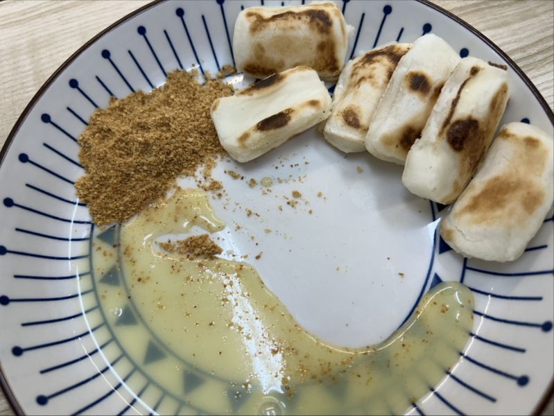 日式麻糬燒烤片(18-20片)附煉乳.花生粉 