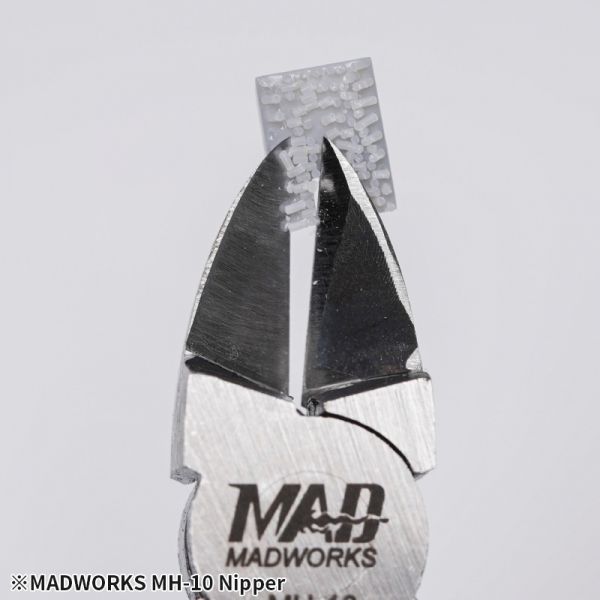 MADWORKS MH-10 中型單刃斜口鉗 專門應付3D列印支撐架/GK注料口/透明件材質/大注料口 