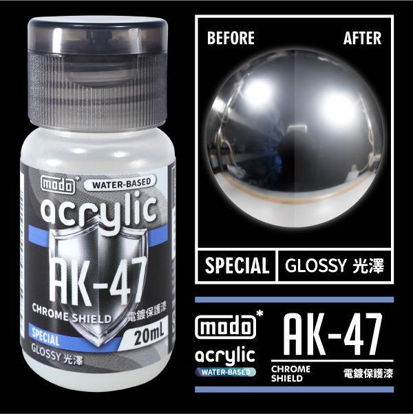 modo 摩多製造所 水漆 AK-47 電鍍保護漆 20ml 