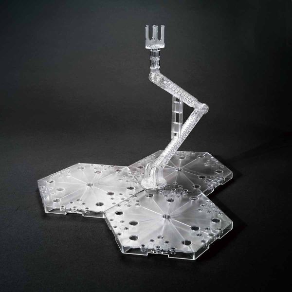 萬代 ACTION BASE 4 可動展示架4 支架 透明 