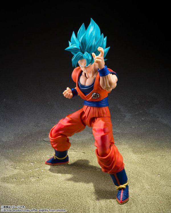 萬代 S.H.Figuarts 七龍珠 超級賽亞人之神之超級賽亞人孫悟空 超越極限的蒼藍之力 