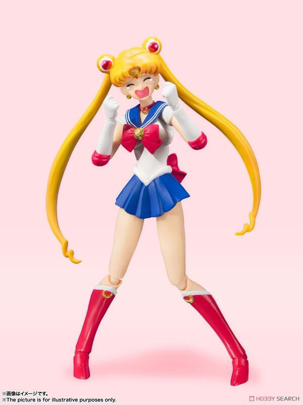 萬代 S.H.Figuarts 水手月亮 月野兔 動畫配色 美少女戰士 