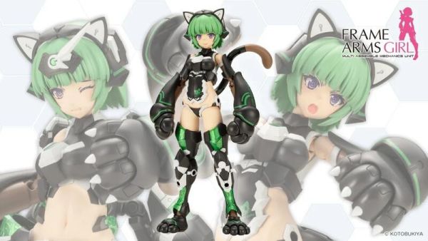 壽屋 Frame Arms Girl 骨裝機娘 禍月 貓貓裝甲 Ver. 組裝模型 