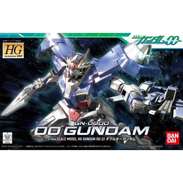 萬代 HG00 1/144 #22 GN-0000 00 GUNDAM 00鋼彈 