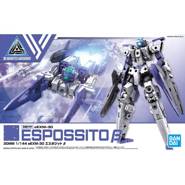 萬代 30MM組裝模型輕作戰 1/144 #40 eEXM-30 埃斯波西托β 