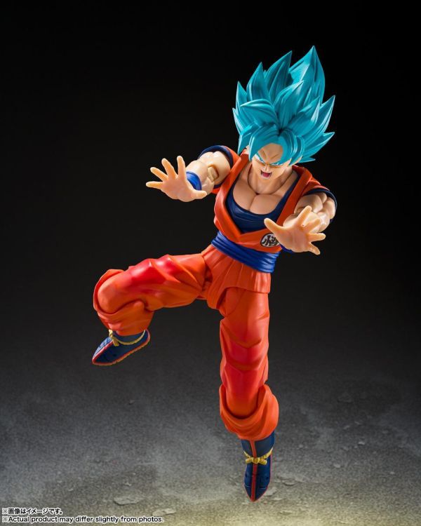 萬代 S.H.Figuarts 七龍珠 超級賽亞人之神之超級賽亞人孫悟空 超越極限的蒼藍之力 