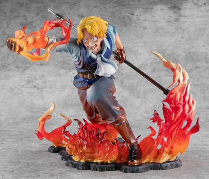 MegaHouse POP 航海王 LIMITED EDITION 薩波 火拳繼承 