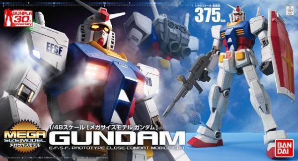 萬代 MEGA 1/48 RX-78-2 週年版 